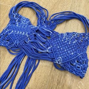 Indah Koh Samui Macrame Crochet Bikini Top